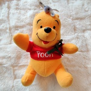 6" SEGA 2002 Fantasy Amuse Winnie the Pooh Dragon Fly on Head  Disney Plush